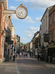 A View of High Street in Rochester UK