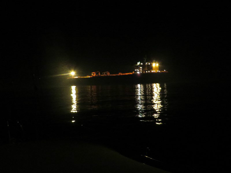 One of the Many Ships We See at Night
