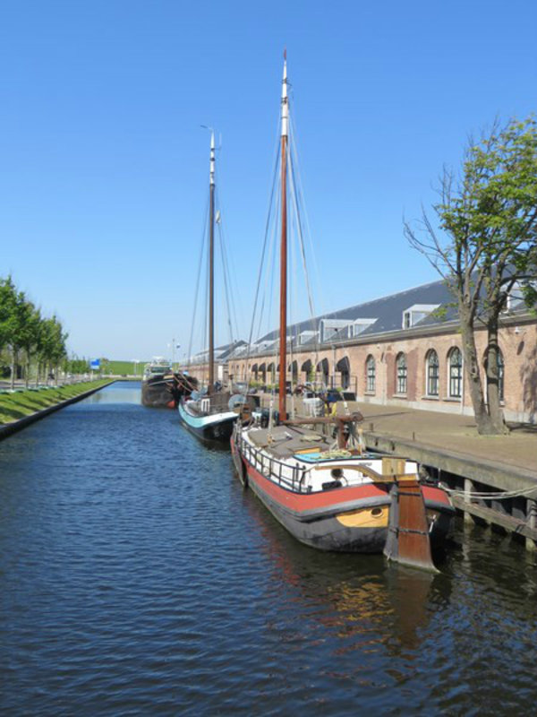 Dutch Sailing Barges in the Canals