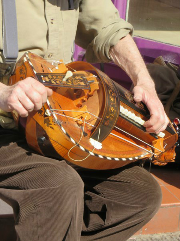 A Hurdy Gerty Being Played