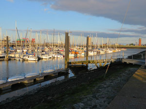 An Evening View of the Cuxhaven Yacht Club