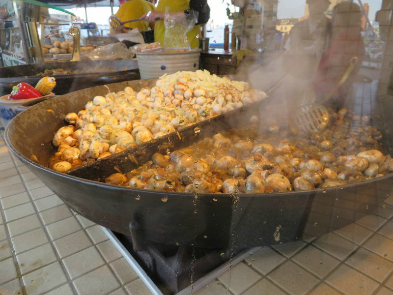 Cooked Mushrooms Were One of the Food Offerings