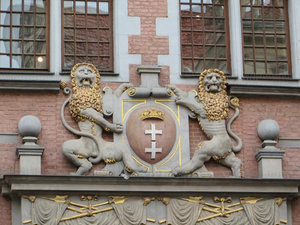 The original coat of arms of Gdansk 