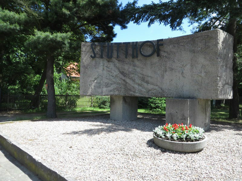 Marking the Entrance to Stutthof