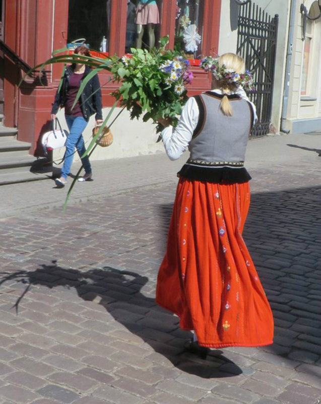 Traditional Dress Seen In the Street