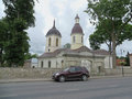 One of the churches seen in town here