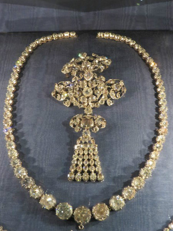 Jewels on Display in the Treasury