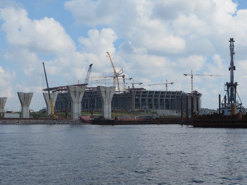 The Stadium Being Built in St. Petersburg