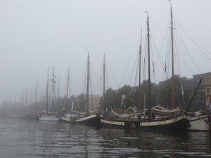 A View of the Numerous Dutch Sailing Barges
