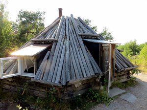 A Sami Home seen at Skansen