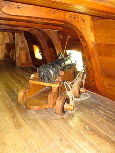 One of the 64 cannons onboard the Vasa