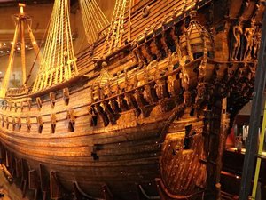 Only A Few of the 700 Sculptures on the Vasa