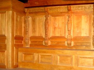 Wood Carvings on the Interior of the Ship