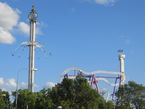 An Amusement Park that is Popular