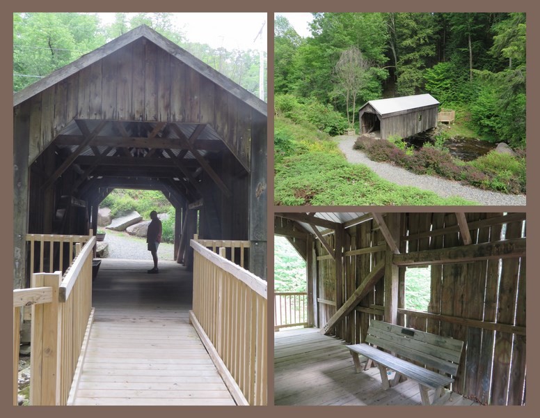 Explored a Covered Bridge We Saw on Our Ride