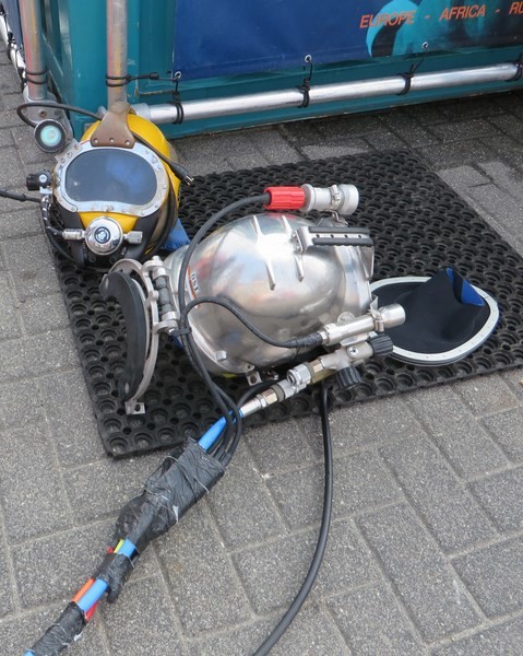 An Exhibit Showing Dive Gear Used 