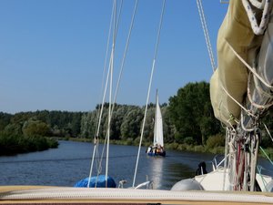 Sailing Can Be Done in Some Areas of the Canal
