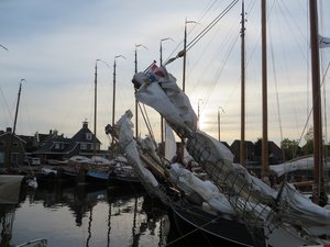 A View of the Sailing Vessels in Lemmer