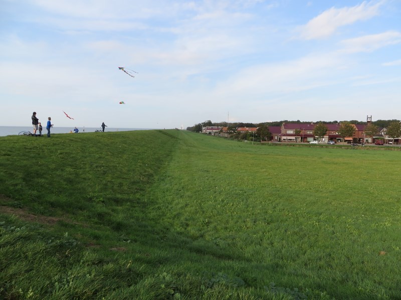 The Top of the Dyke - A Great Place to Fly a Kite