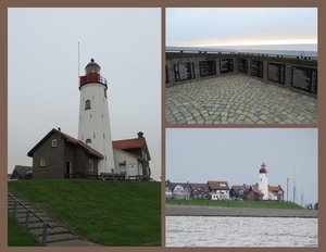 The Urk Lighthouse & Memorial to those that have died at sea