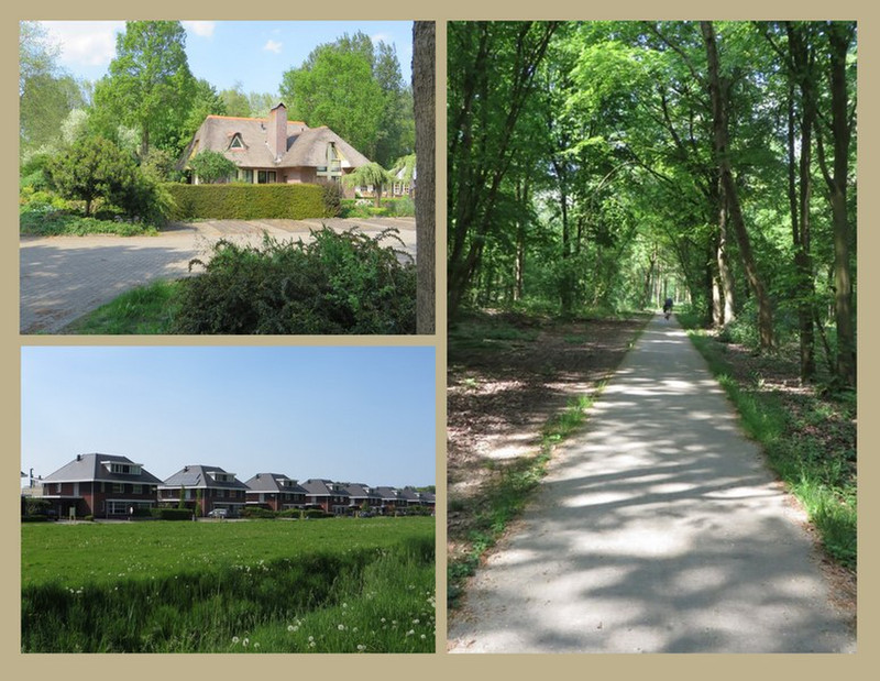 The Bike Trail to the Stores in Lelystad