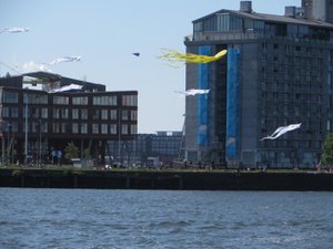 Kites Flying in Amsterdam