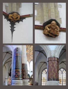 St. Bavo's Unique Columns