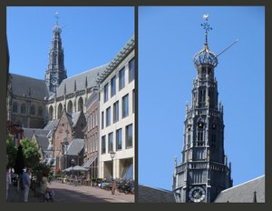 View of St. Bavo's Church in Haarlem