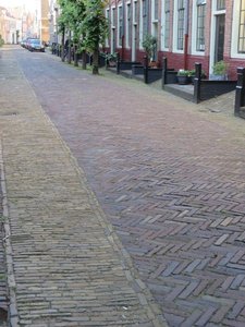 Details of the Brick Roads Throughout Haarlem