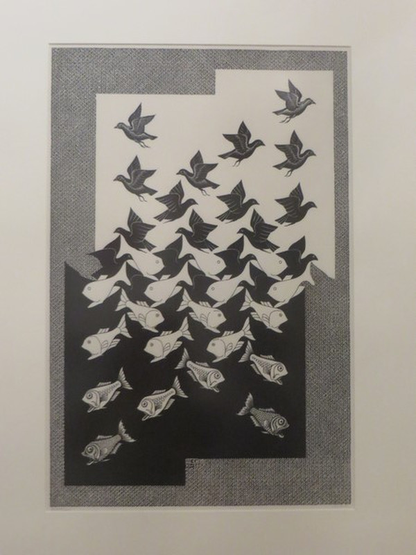 Escher's More Well Known "Sky & Water II"