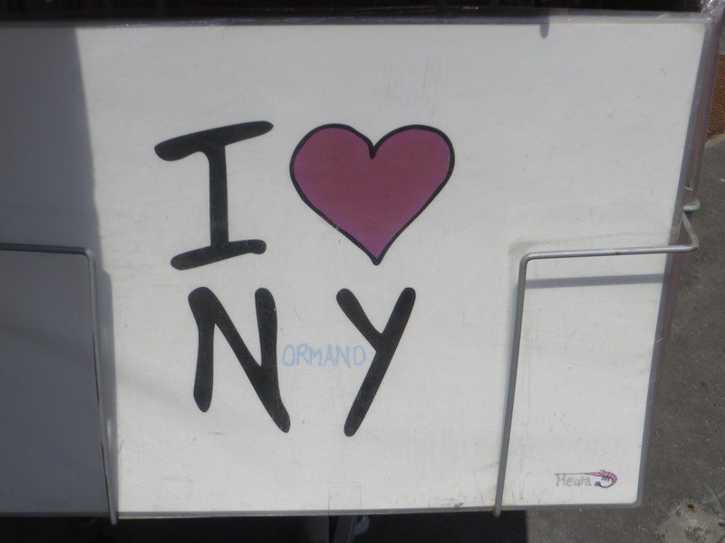 Look Closely to Check out "NY" - Normandy!