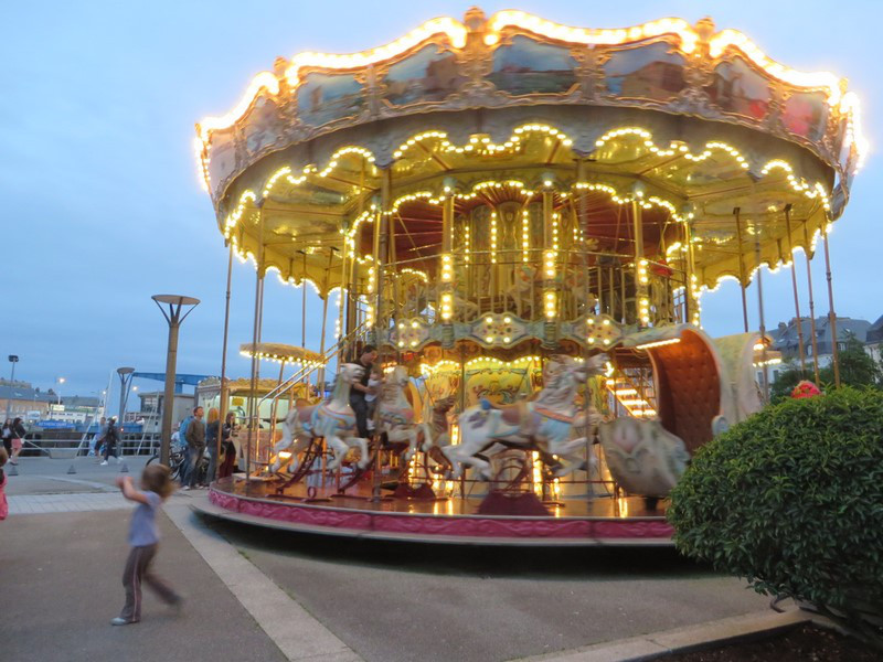 A Carousel On the Main Street in Dieppe
