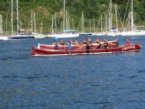 Rowing Teams Are Active on the River Dart