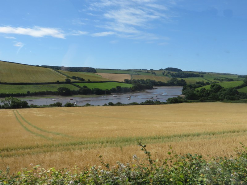 A View of the Estuary as You Approach Kingsbridge