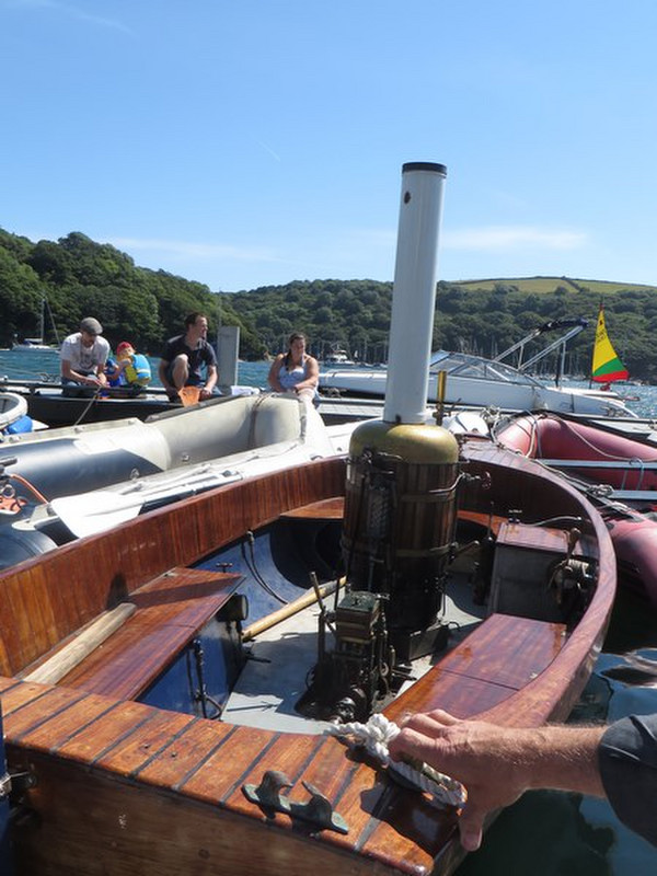 Saw This Steam Powered Boat at the Dinghy Dock