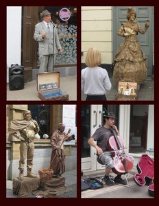 A Few of the Buskers in Falmouth