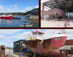 The Polruan Shipyard Is Very Active Building