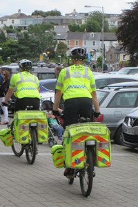 A Bicycle Ambulance Seen In Falmouth