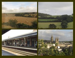 A Few Views from the Train on Our Way to Falmouth
