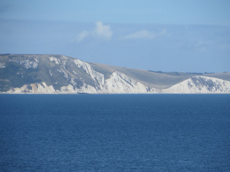 Chalk Hills Seen From Weymouth
