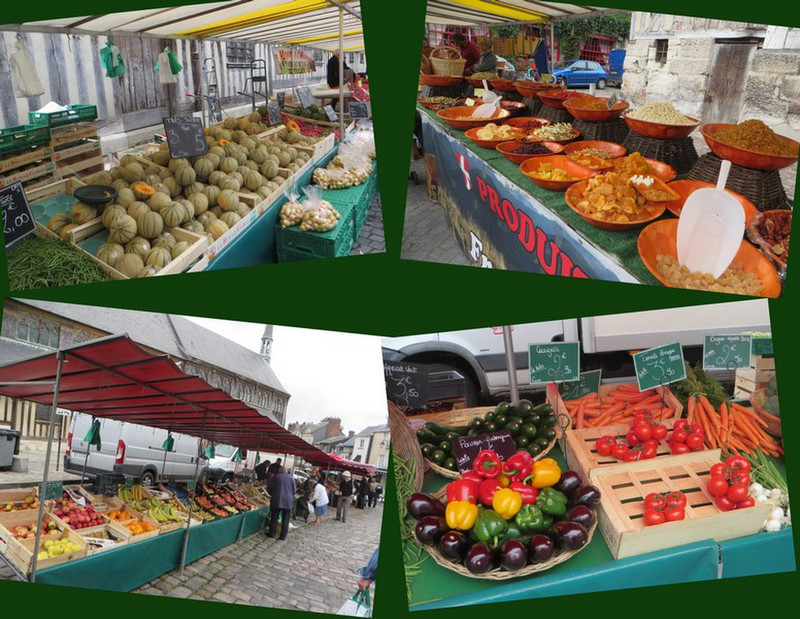 A Few of the Offerings At the Honfleur Market