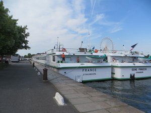 The River Boats Make a Stop in Honfleur