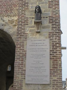 Champlain Is Honored as He Was From Honfleur