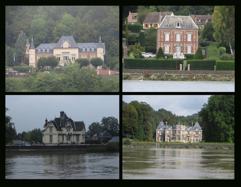 A Sampling of the "Homes" Seen On the Seine
