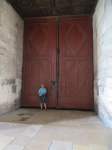 Giving an Idea of Size  - The Entrance to the Cathedral