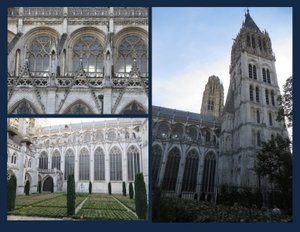 Side Views of the Rouen Cathedral