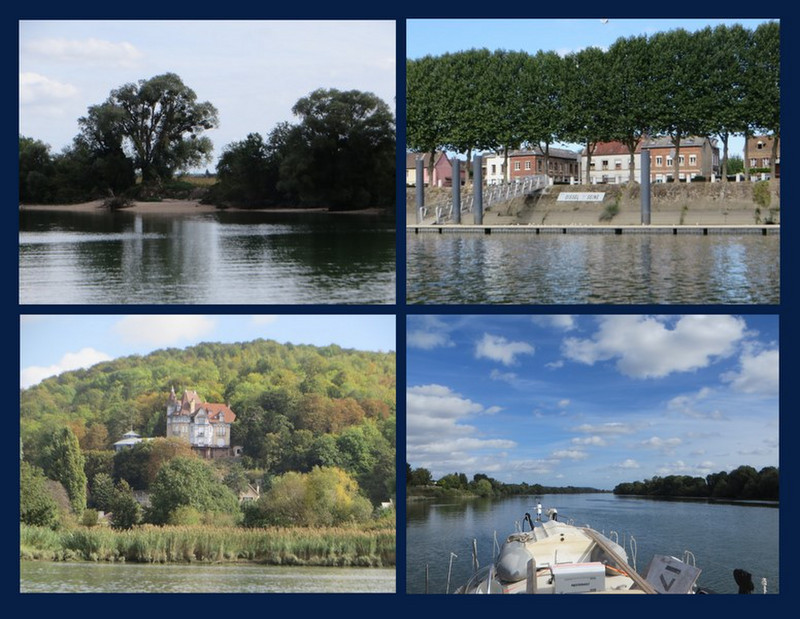 Seeing Villages, Homes & Tree Lined Seine