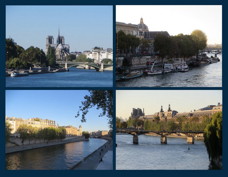 A Couple of Photos of the Seine from Land