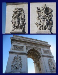 A Few Details on the Arc de Triomphe