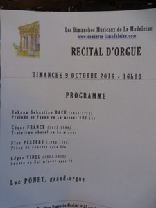 A Wonderful Organ Recital